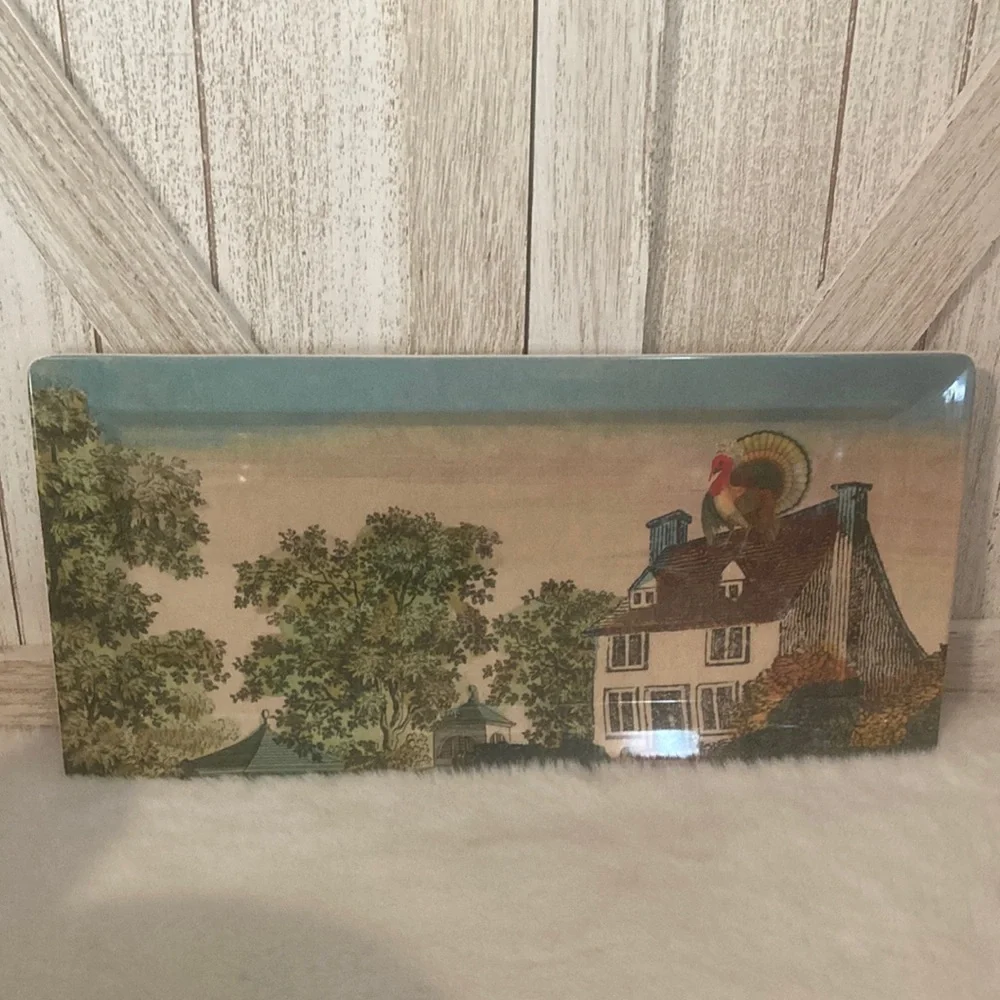 COPY - John Derian Target Small Melamine Rectangle Turkey Tray